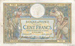 100 Francs LUC OLIVIER MERSON sans LOM FRANCIA  1909 F.23.01 BC