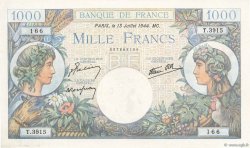 1000 Francs COMMERCE ET INDUSTRIE FRANCIA  1944 F.39.11