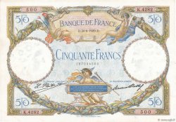 50 Francs LUC OLIVIER MERSON FRANCE  1929 F.15.03