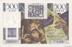 500 Francs CHATEAUBRIAND FRANCE  1948 F.34.08