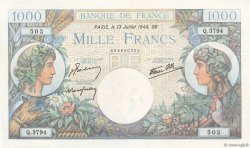 1000 Francs COMMERCE ET INDUSTRIE FRANCE  1944 F.39.11