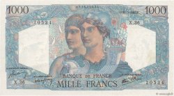 1000 Francs MINERVE ET HERCULE FRANCE  1945 F.41.03