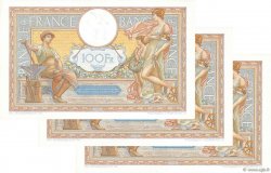 100 Francs LUC OLIVIER MERSON grands cartouches Consécutifs FRANCE  1934 F.24.13 XF-