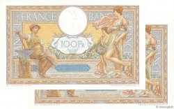 100 Francs LUC OLIVIER MERSON grands cartouches Consécutifs FRANKREICH  1934 F.24.13 fVZ