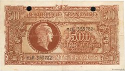 500 Francs MARIANNE fabrication anglaise Faux FRANCE  1945 VF.11.01x TB
