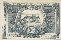 50 Centimes MONACO  1920 P.03a XF-