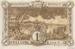 1 Franc MONACO  1920 P.04b VZ