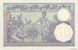 20 Francs Spécimen ARGELIA  1926 P.078s EBC