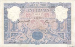 100 Francs BLEU ET ROSE FRANKREICH  1902 F.21.16 SS