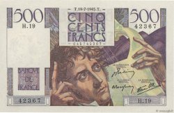 500 Francs CHATEAUBRIAND FRANCE  1945 F.34.01 AU