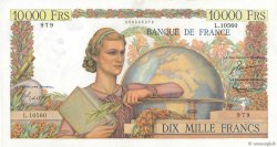 10000 Francs GÉNIE FRANÇAIS FRANCE  1956 F.50.78 SUP