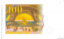 100/200 Francs EIFFEL Essai Essai FRANKREICH  1995 F.75E.01v3