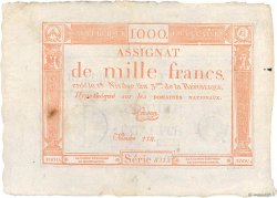 1000 Francs  FRANKREICH  1795 Ass.50a