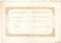 250 Livres FRANCE  1793 Ass.45a AU-