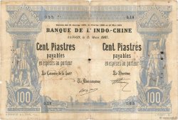 100 Piastres - 100 Piastres FRENCH INDOCHINA Saïgon 1907 P.033