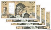 500 Francs PASCAL Consécutifs FRANCE  1980 F.71.22 pr.SPL
