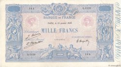 1000 Francs BLEU ET ROSE FRANCE  1926 F.36.42 TTB