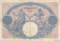 50 Francs BLEU ET ROSE FRANCE  1907 F.14.19 F-