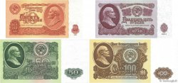 Lot de 4 billets RUSSIE  1961 P.-- NEUF