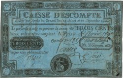 300 Livres FRANCE  1790 Laf.104 TB