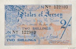 2 Shillings JERSEY  1941 P.03a AU-