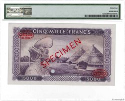 5000 Francs Spécimen GUINEA  1960 P.15As SC+