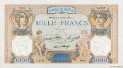1000 Francs CÉRÈS ET MERCURE FRANCIA  1937 F.37.10 EBC