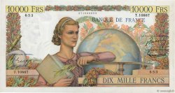 10000 Francs GÉNIE FRANÇAIS FRANCIA  1956 F.50.79 q.SPL