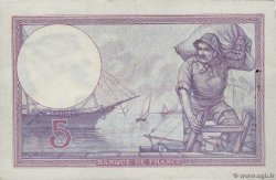 5 Francs FEMME CASQUÉE FRANKREICH  1918 F.03.02 fVZ