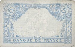 5 Francs BLEU FRANCIA  1915 F.02.31 BC+