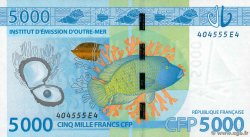 5000 Francs CFP FRENCH PACIFIC TERRITORIES  2014 P.07 FDC