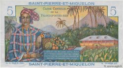 5 Francs Bougainville SAINT-PIERRE UND MIQUELON  1950 P.22 fST+