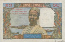 50 Francs MADAGASCAR  1950 P.045b VF+