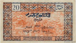20 Francs MAROCCO  1943 P.39 BB