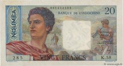 20 Francs NOUVELLE CALÉDONIE  1954 P.50b SUP
