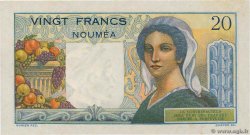 20 Francs NOUVELLE CALÉDONIE  1954 P.50b EBC