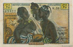 50 Francs FRENCH WEST AFRICA  1956 P.45 MBC+