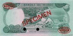 50 Dirhams Spécimen MARUECOS  1970 P.58s SC+
