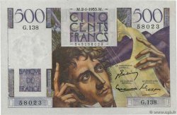 500 Francs CHATEAUBRIAND FRANCE  1953 F.34.11