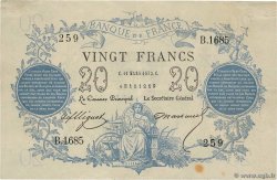 20 Francs type 1871 FRANCE  1873 F.A46.04 VF