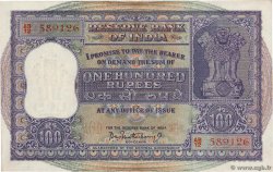 100 Rupees INDIA  1962 P.045 XF
