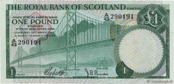 1 Pound SCOTLAND  1969 P.329a SPL
