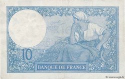 10 Francs MINERVE FRANCE  1921 F.06.05 TTB