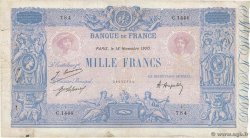 1000 Francs BLEU ET ROSE FRANCIA  1920 F.36.36 BC