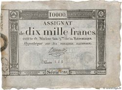 10000 Francs FRANCIA  1795 Ass.52a MB