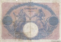 50 Francs BLEU ET ROSE FRANCIA  1906 F.14.18 MB
