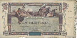 5000 Francs FLAMENG FRANCIA  1918 F.43.01 q.MB