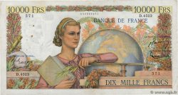 10000 Francs GÉNIE FRANÇAIS FRANCIA  1953 F.50.64 BC+