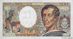 200 Francs MONTESQUIEU alphabet 101 FRANCIA  1992 F.70bis.01 BB
