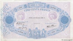 500 Francs BLEU ET ROSE modifié FRANCIA  1939 F.31.48 BB